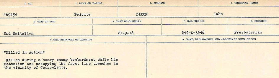 Circumstances of death registers