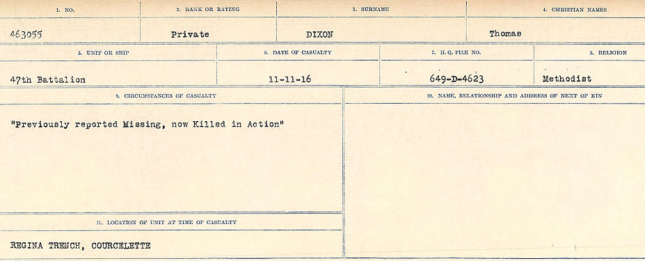 Circumstances of death registers