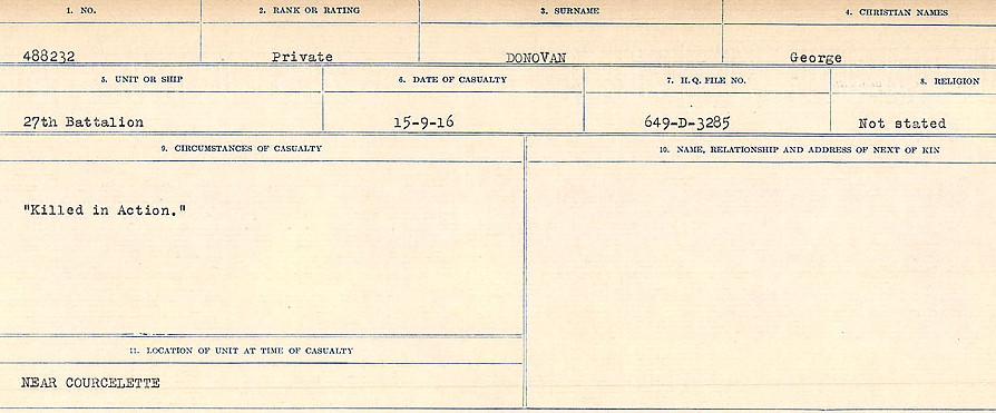 Circumstances of death registers