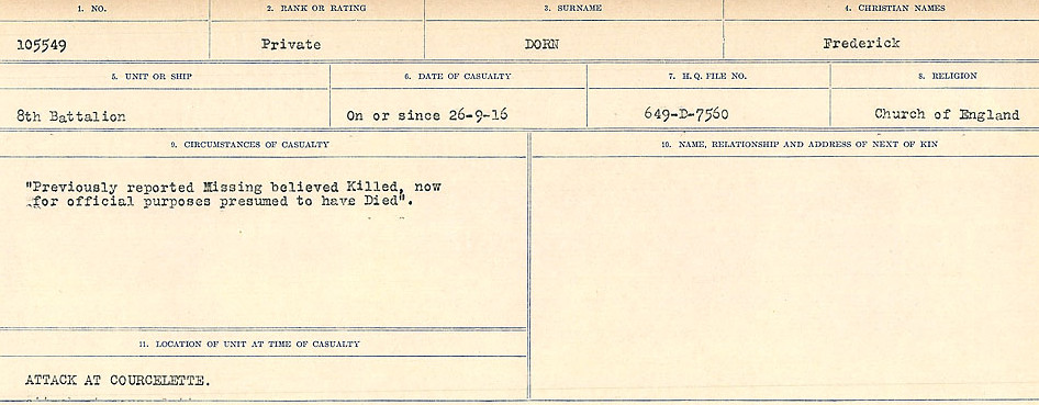 Circumstances of death registers