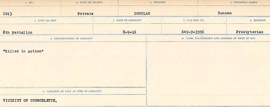 Circumstances of death registers