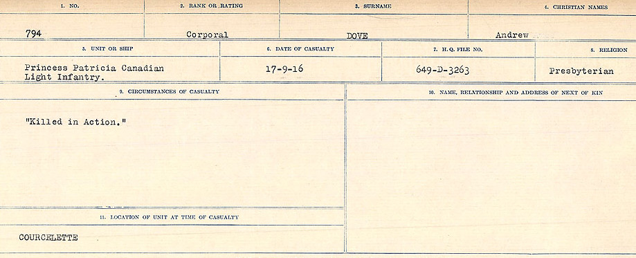 Circumstances of death registers