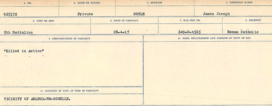 Circumstances of death registers