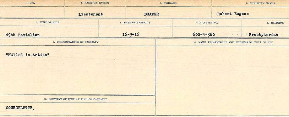 Circumstances of death registers