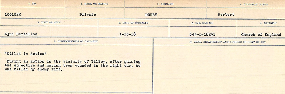 Circumstances of death registers