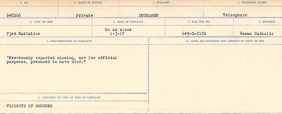 Circumstances of death registers