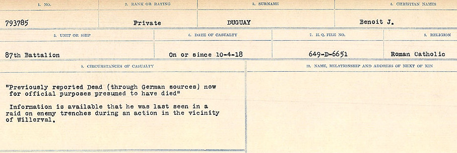 Circumstances of death registers