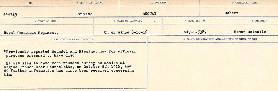 Circumstances of death registers