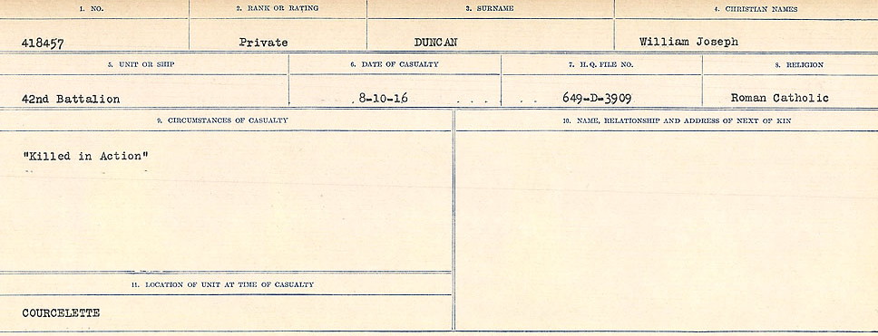 Circumstances of death registers