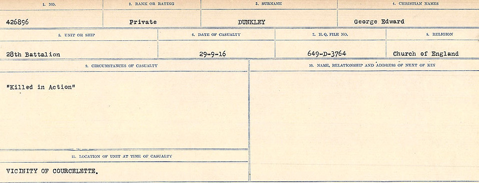 Circumstances of death registers