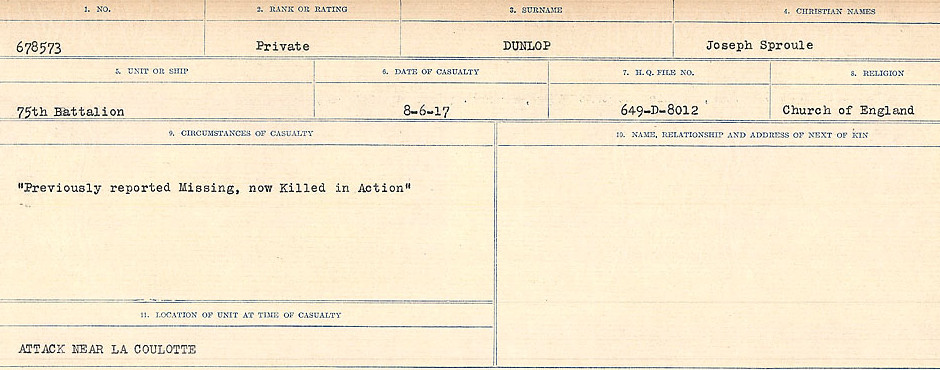 Circumstances of death registers