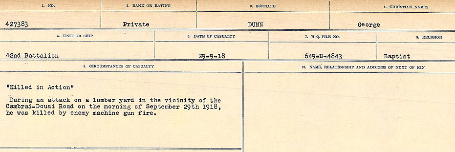 Circumstances of death registers