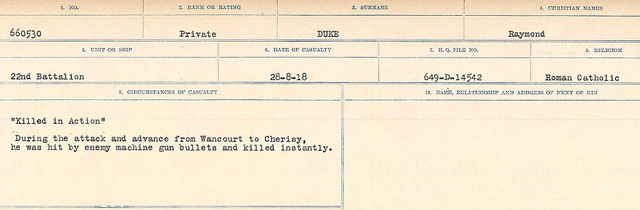 Circumstances of death registers