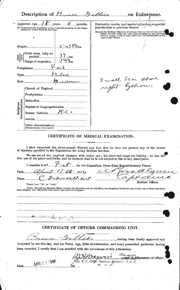 Attestation Paper (back)