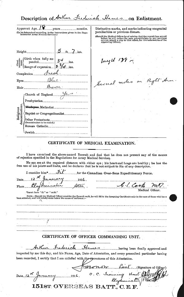 Attestation Papers (Back)