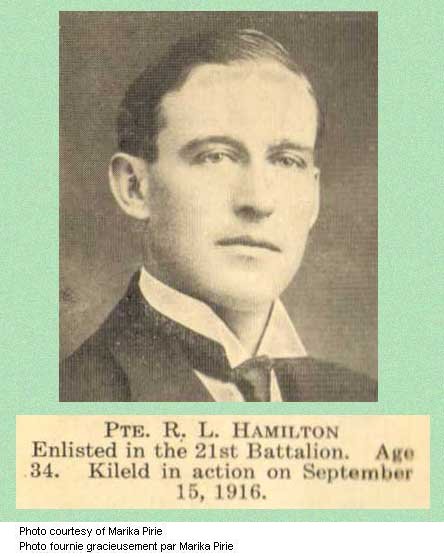 Photo of Robert Lorne Hamilton