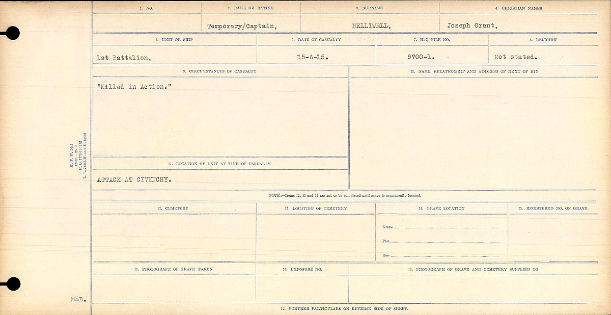 Circumstances of death registers
