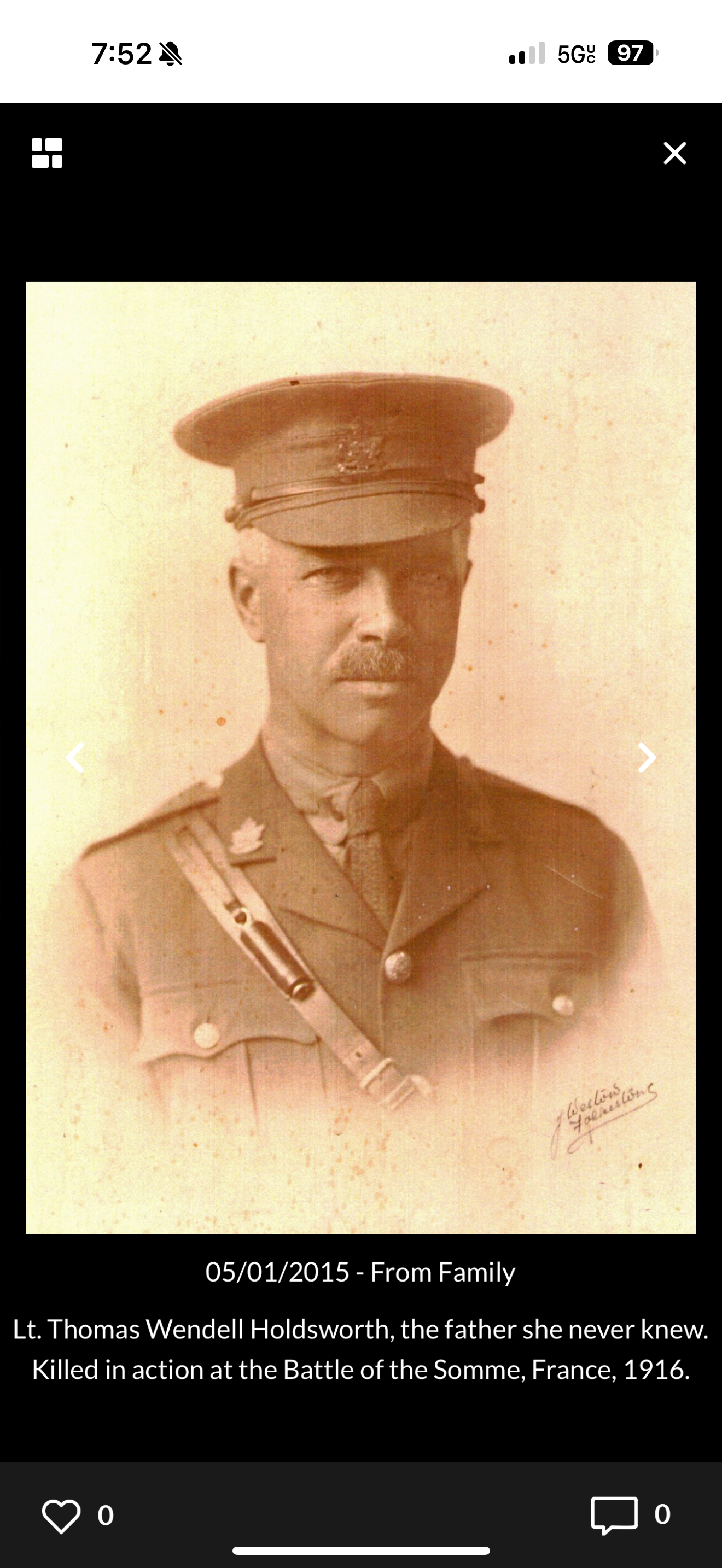 Photo of Thomas Wendell Holdsworth