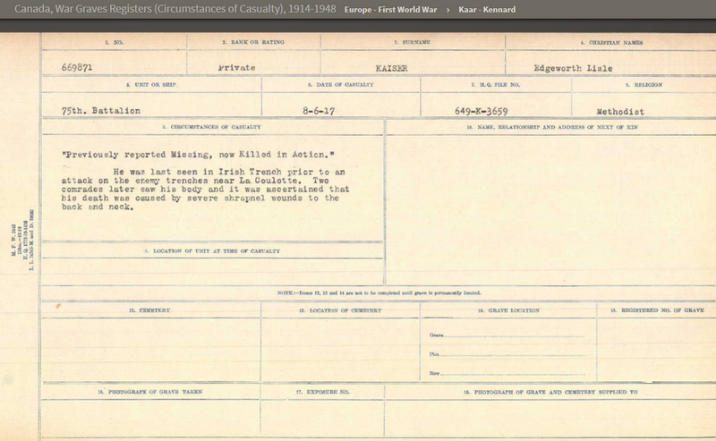 Circumstances of death registers