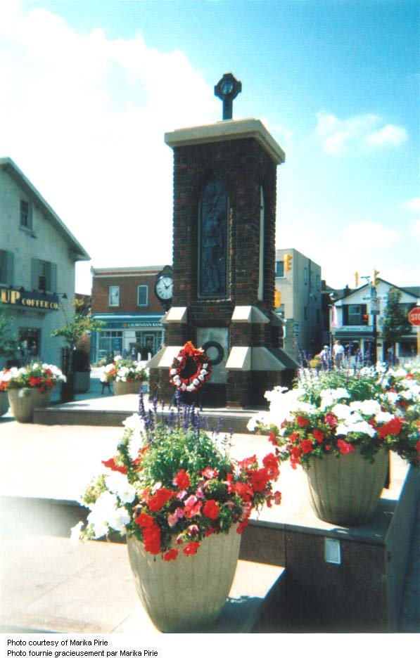 Streetsville Ontario War Memorial