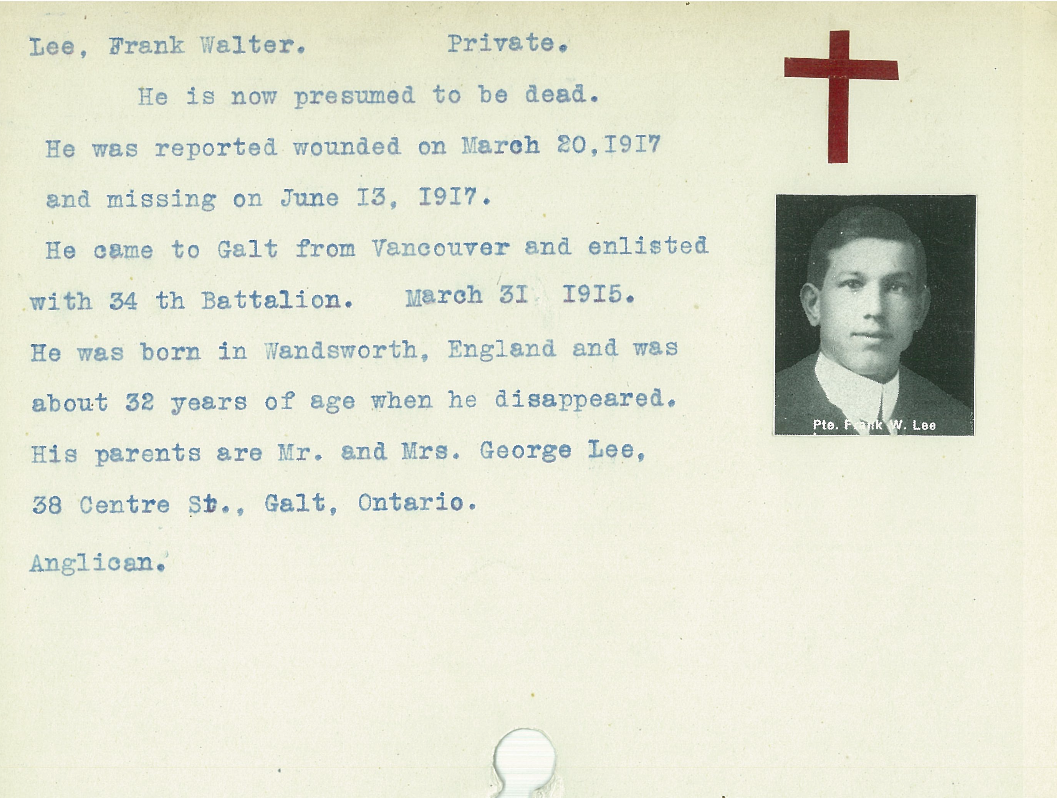 Photo of FRANK WALTER LEE