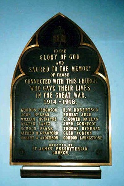 Memorial Plaque