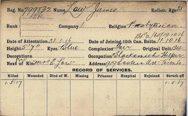 Service Record