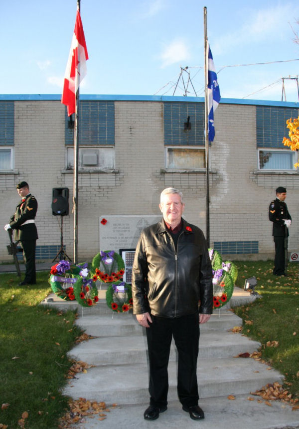 Ron Lucas Grandson Remembrance Day 2011