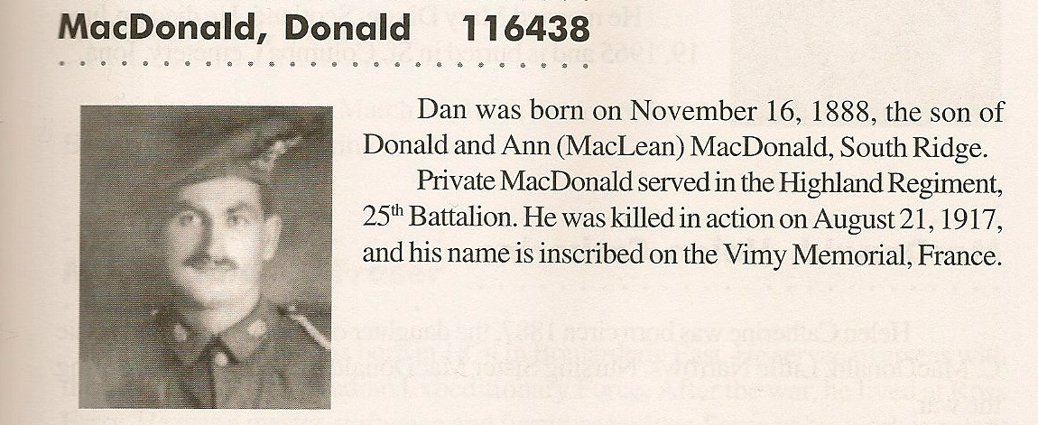 Photo of DONALD MACDONALD