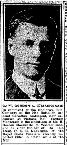 Photo of GORDON ALEXANDER GORDON MACKENZIE