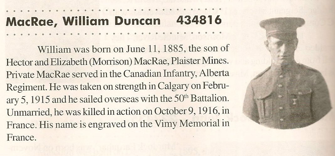 Photo of WILLIAM DUNCAN MCRAE