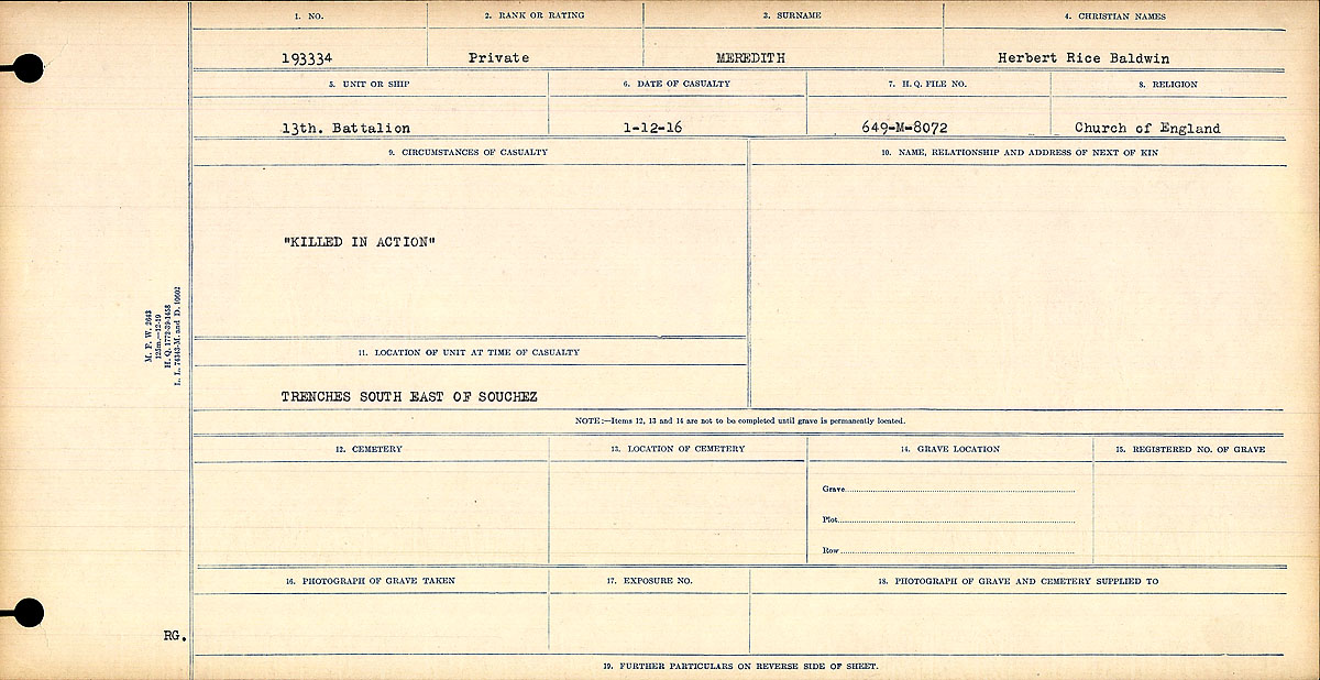 Circumstances of death registers