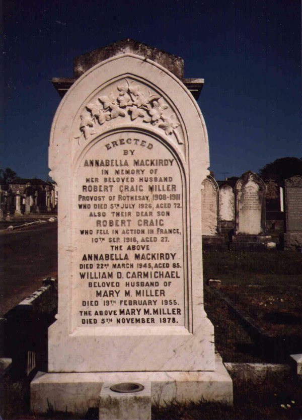 Monument of Robert C. Miller