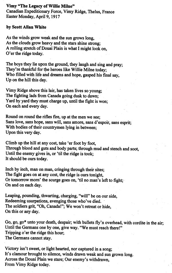 Poem by Scott Allan White