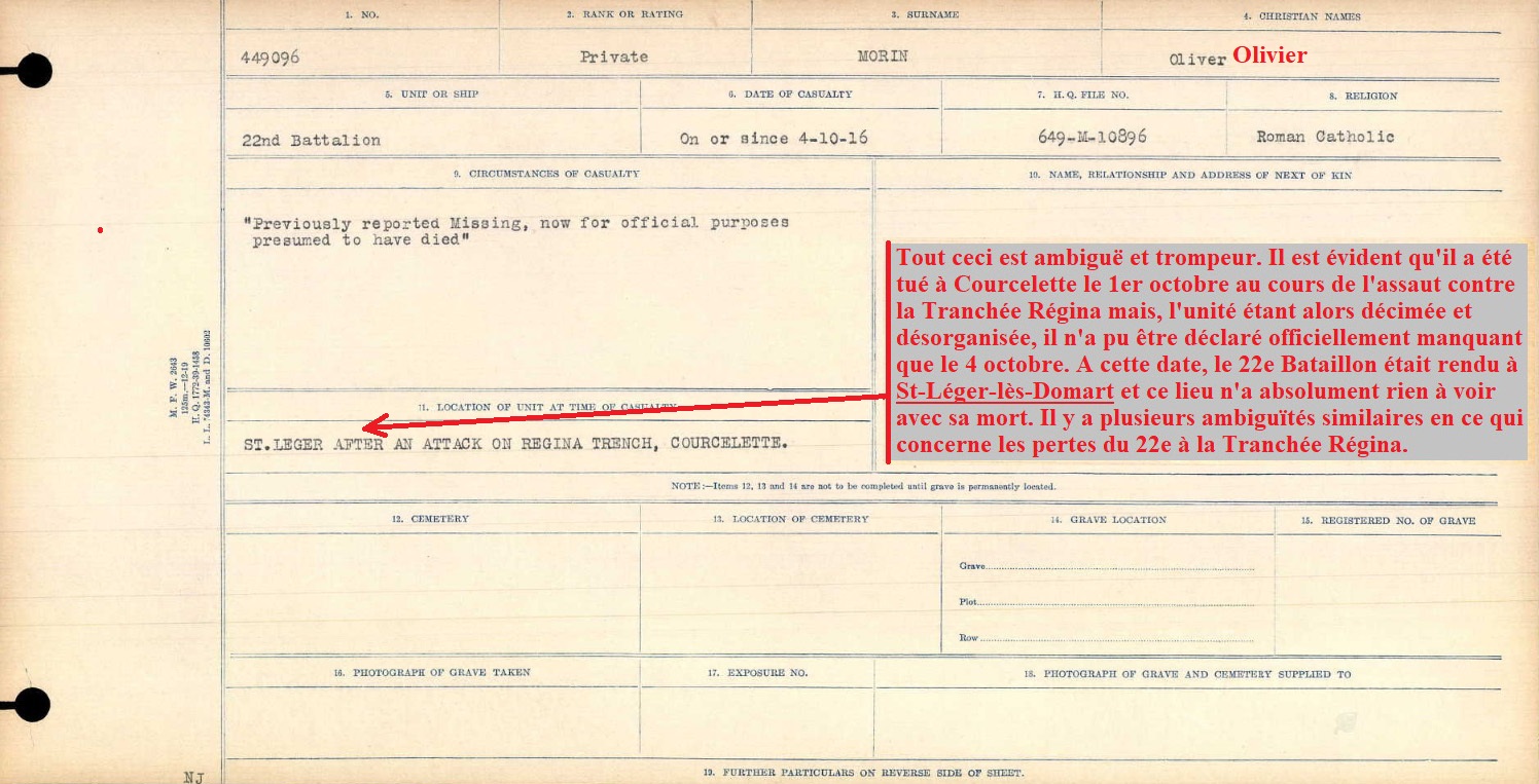 Circumstances of death registers