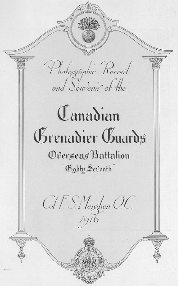 photographic record of 87th Battalion