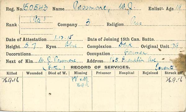 Service Record