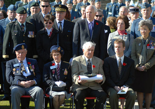 Family paying last respects