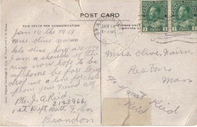 Post Card (back)