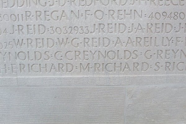 Inscription on Vimy Memorial