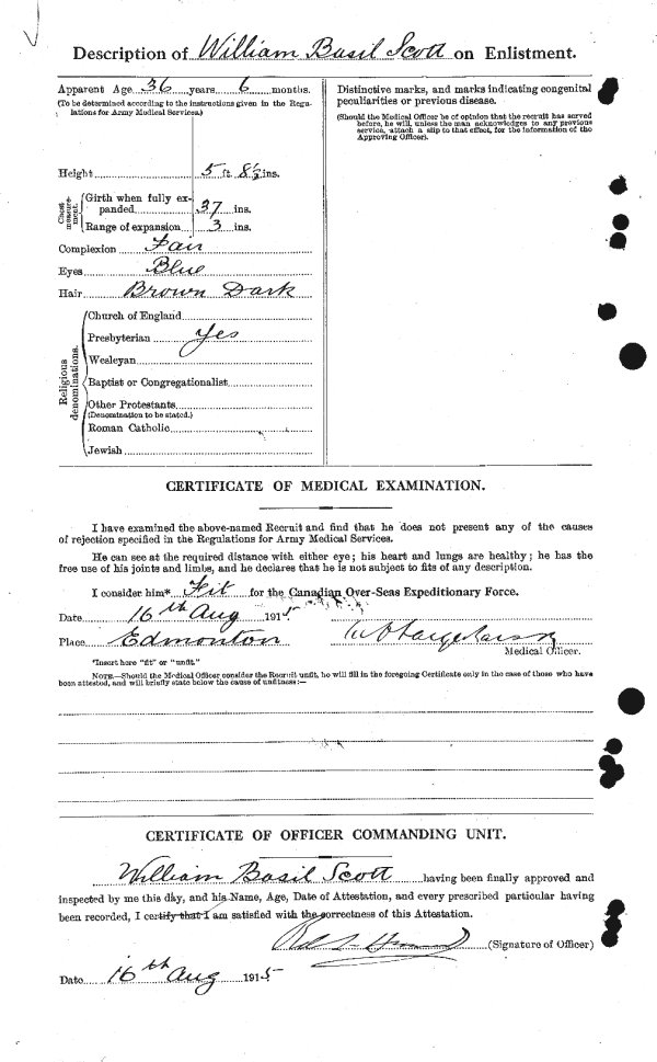 Attestation Paper (back)