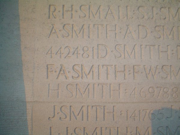 Inscription on Vimy Memorial