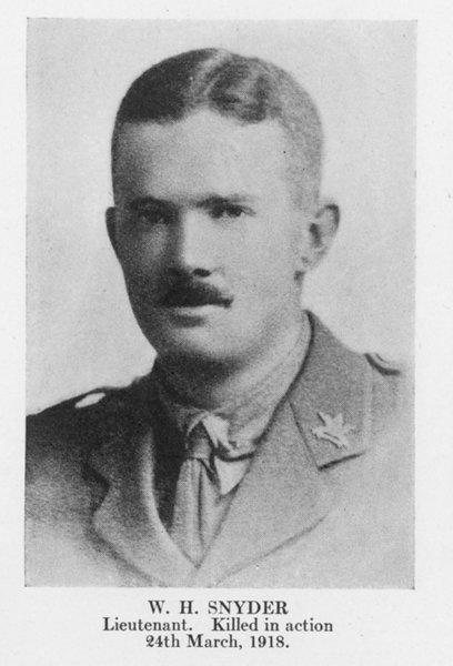 Photo of WILLIAM HILLIARD SNYDER