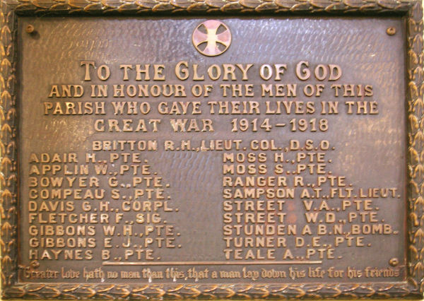 World War I Memorial