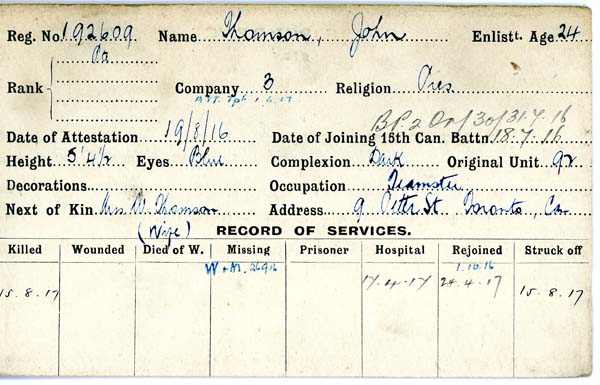 Service Record