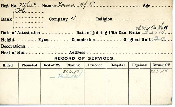 Service Record