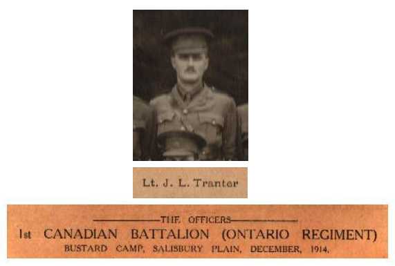 Photo of Joseph Lionel Tranter