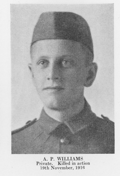 Photo of ARTHUR PERCIVAL WILLIAMS