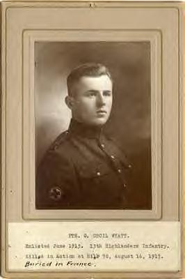 Photo of Cecil George Wyatt