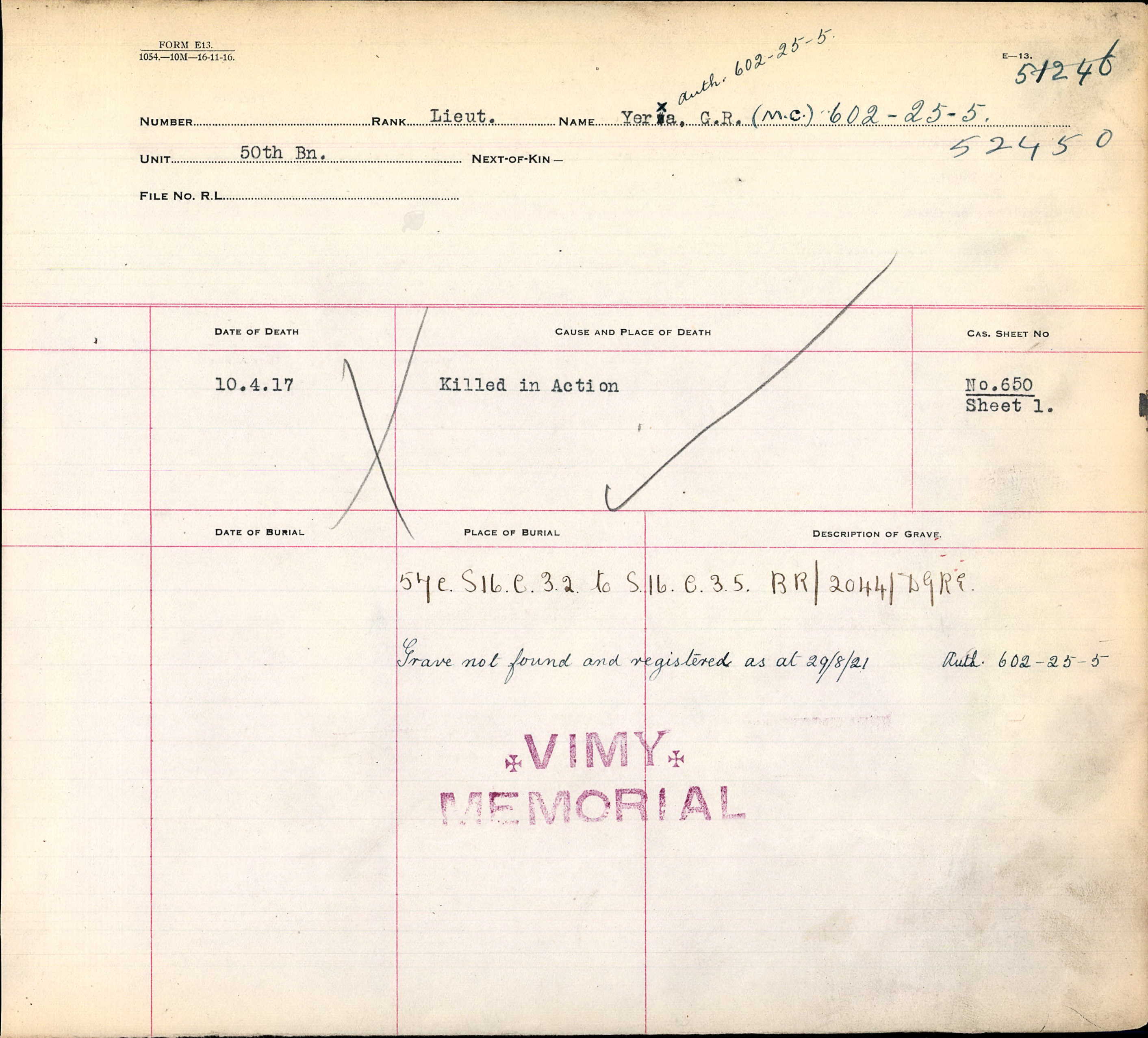 Circumstances of death registers
